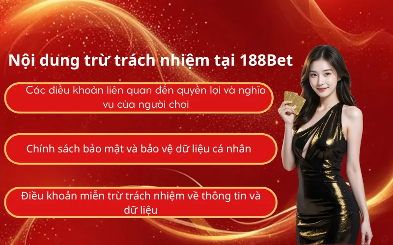 Nội dung cốt lõi của việc miễn trừ trách nhiệm tại 188Bet